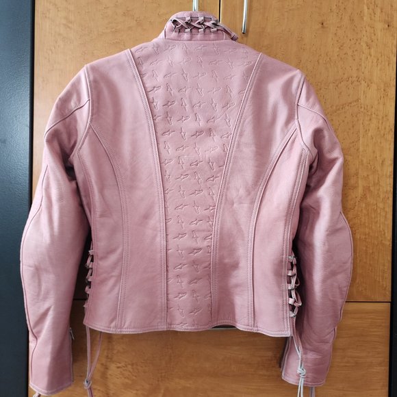 Alpinestars Stella Leather Armoured Motorcycle Jacket - Womens - Picture 3 of 10